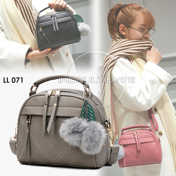 Tas Selempang Wanita 2in1 Clutch Wanita LL-071 / Tas Import Wanita / tas wanita import