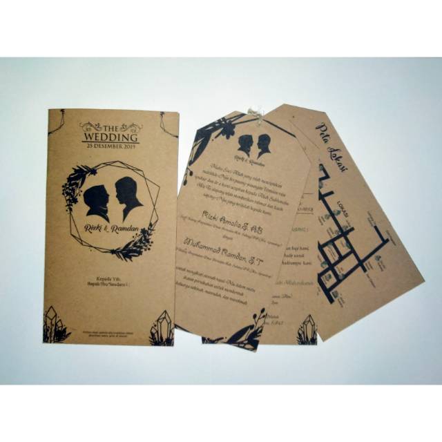 Undangan Rustic Unik Murah