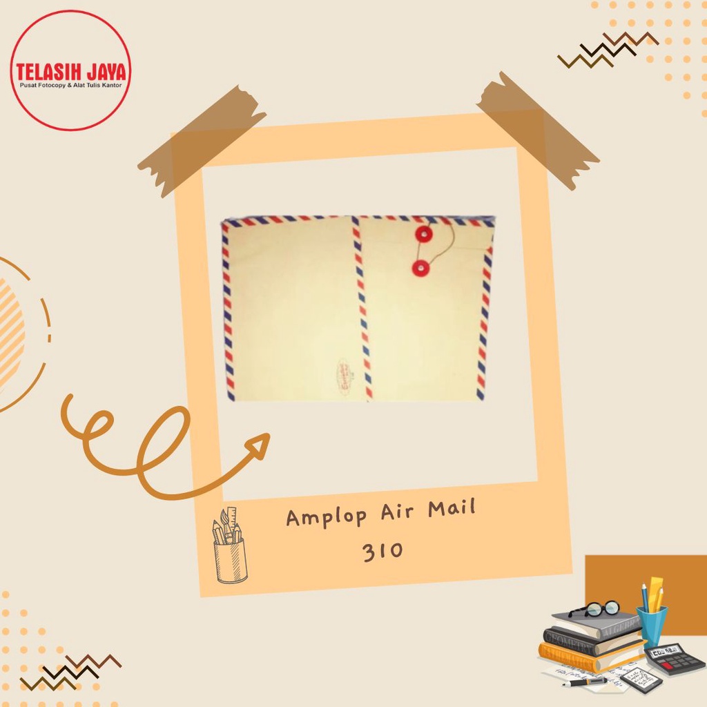 

Amplop airmail tali