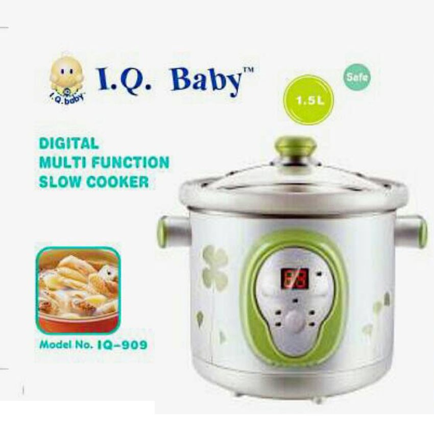 IQ Baby Digital Slow Cooker 1.5 L IQ-909 Alat Masak Makanan Bayi
