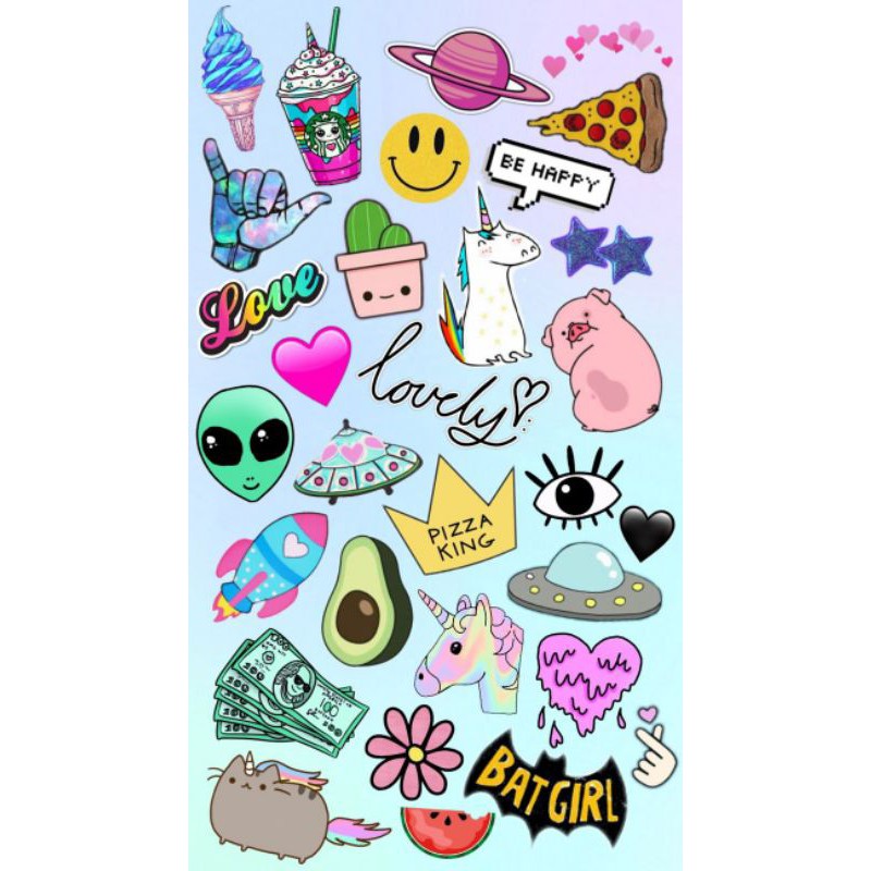 Sticker Pack Chromo Sticker Pack Murah Stiker Pack Custom