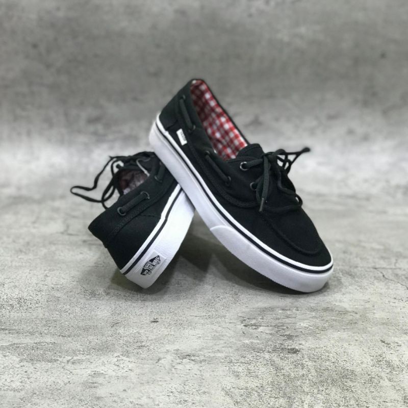 Vans Zapato Black white