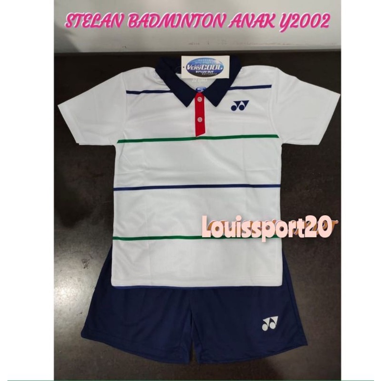 BAJU BADMINTON ANAK/ SETELAN ANAK BULUTANGKIS LINING