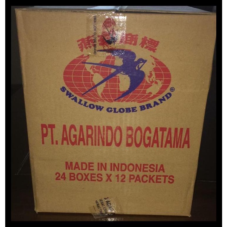 

TERBARUU!! Agar Agar Swallow Globe Brand 1x karton isi 24x dos TERBARU