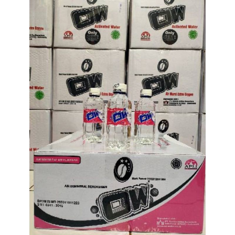 [ 1 DUS ] Air Minum Kesehatan Oxy Oxygen Oksigen OW Water - 1 dus isi 36 botol