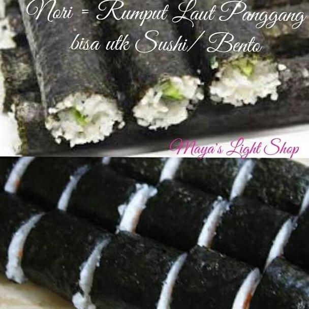 

Tren Kekinian Seaweed sushi nori 20 halal rumput laut bento kimbap murah non msg H00