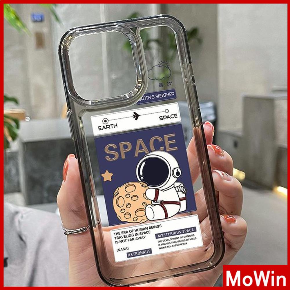 For iPhone 14 Pro Max iPhone Case HD Acrylic High Quality Hard Case Metal Button Protection Camera Shockproof Astronaut Compatible For 14 Plus 13 Pro Max 12 Pro Max 11 XR 7Plus