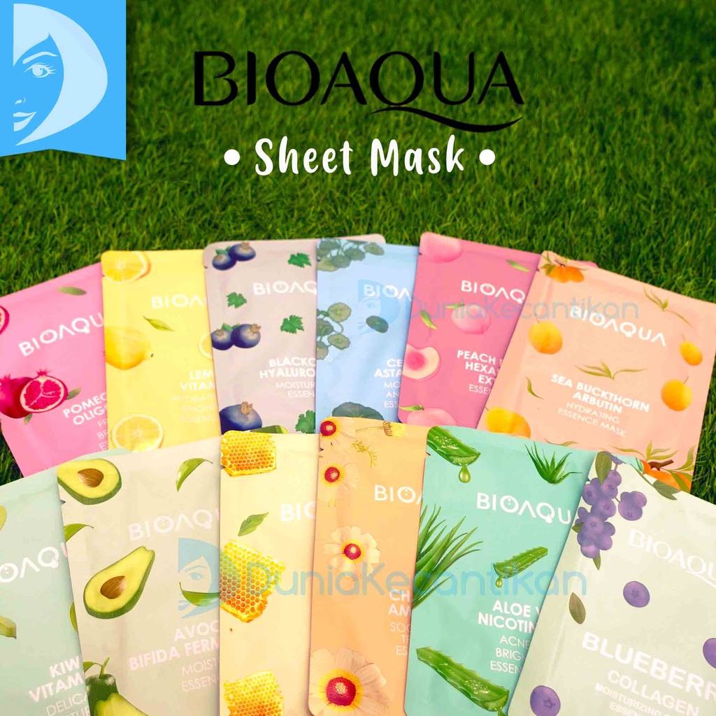 BIOAQUA sheet mask Hydrating and Moisturizing Mask Masker Wajah BPOM Masker Bio Aqua