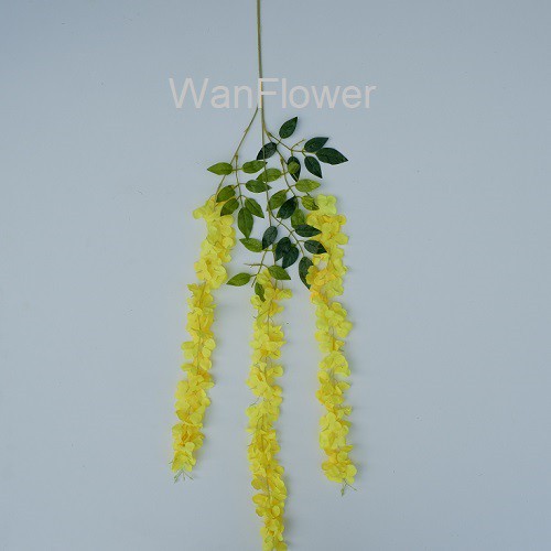 WANFlower Bunga Juntai Wisteria X3 Jumbo * KUNING (perTangkai) P1,1M