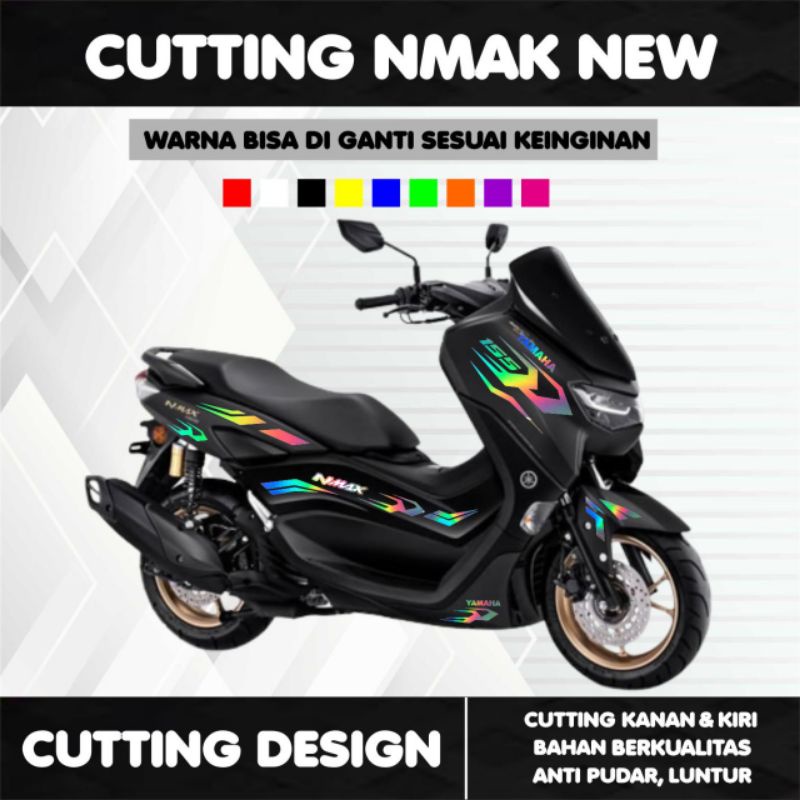 CUTTING STICKER NMAX NEW STRIPING NMAX BARU STICKER NMAX 5