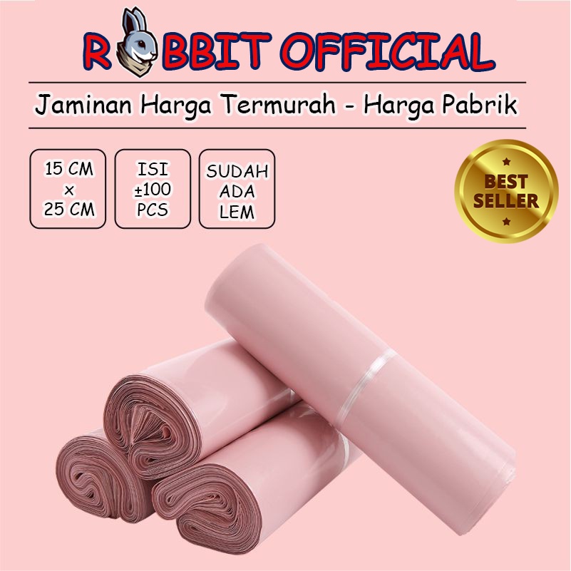 

PLASTIK POLYMAILER BABY PINK - [15x25] 100 PCS Polymailer Baby Pink Premium Glossy
