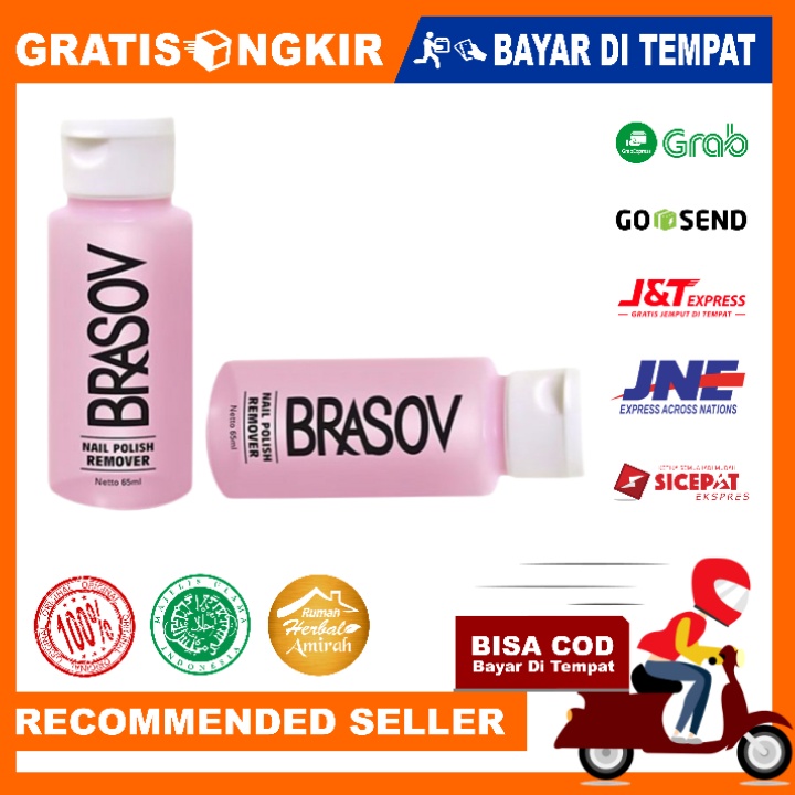 BRASOV Pembersih Kuku Brasov Nail Polish Remover 65ml