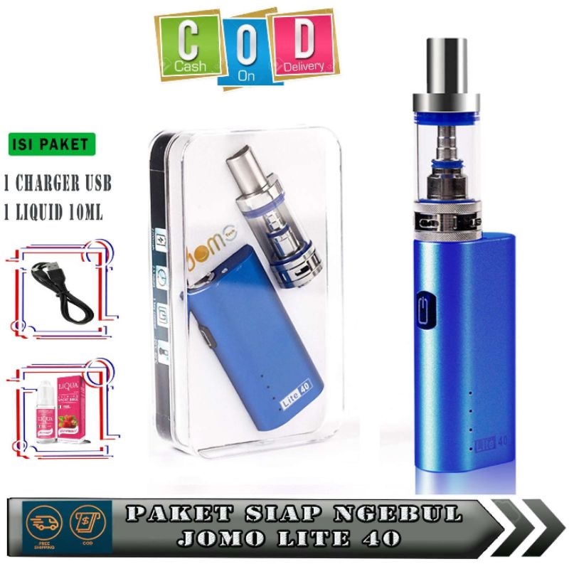 Terbaru New elektronik lainnya PAKET SIAP PAKAI JOMO LITE 40 KIT FREE ISI 10ML My one jaya