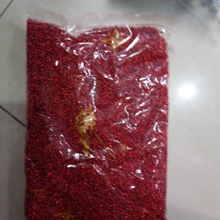Yosiao | Mote Manik Payet Pasir Merah (450 Gr / 1 Pon)