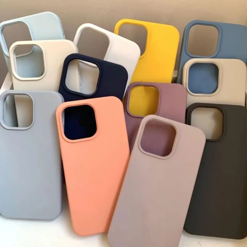 Beludru Liquid Silikon Polos Case Premium Candy Softcase Iphone 13 13 Pro 13 Pro Max