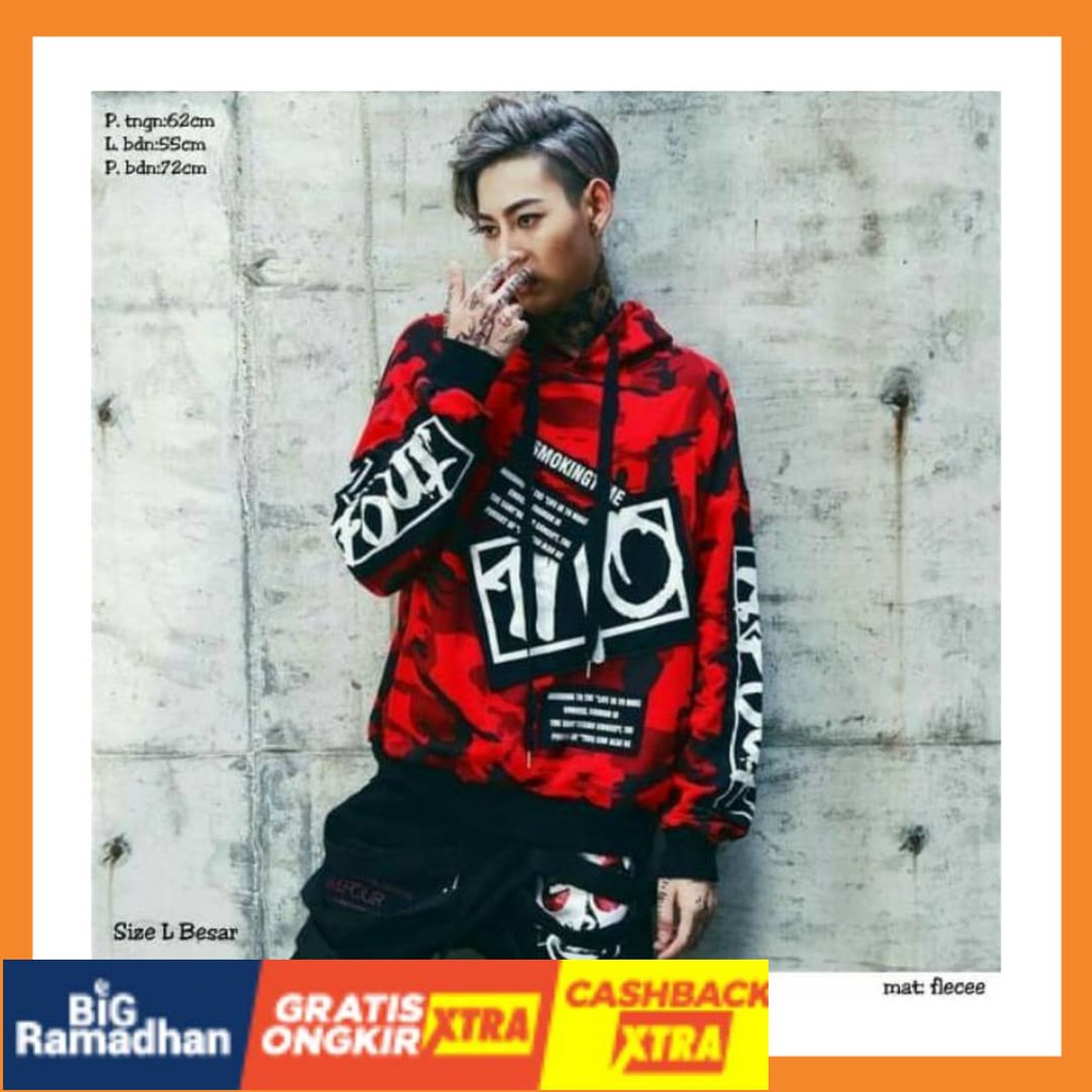 POLOS MOTIF MERAH PUTIH HITAM BIRU KUNING ASLI / SWEATER COWOK | SMOKING TIME | SWEATER MURAH |