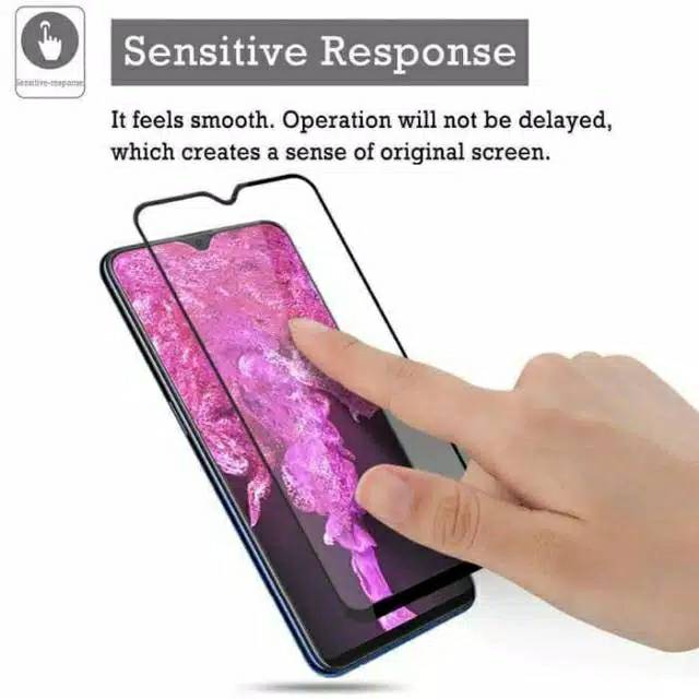 OPPO A1K TEMPERED GLASS WARNA FULL COVER ANTI GORES KACA OPPO A1 K