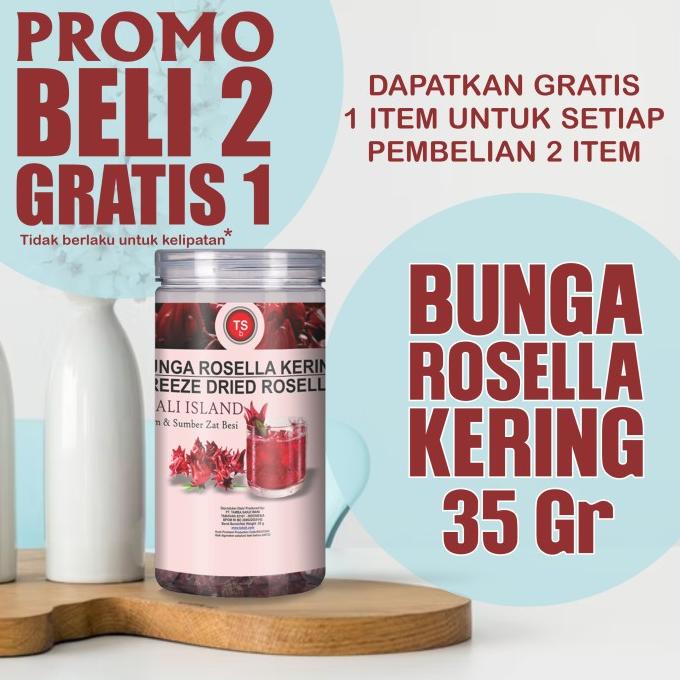 

Bunga Rosella Kering (Freeze Dried) - Tinggi Kalsium & Sumber Zat Besi
