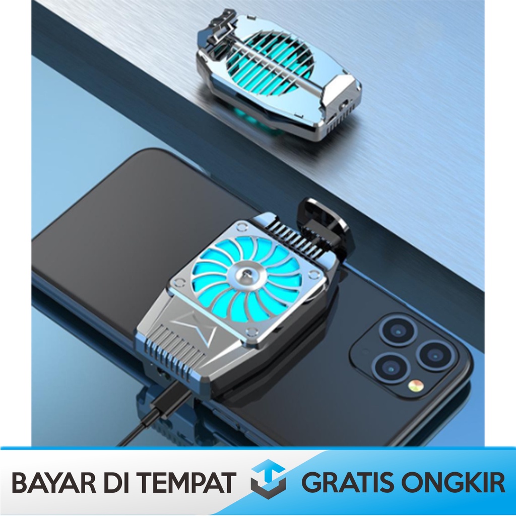 KIPAS PENDINGIN HP UNTUK GAME PHONE COOLER ORIGINAL RONDAFUL H15 MURAH