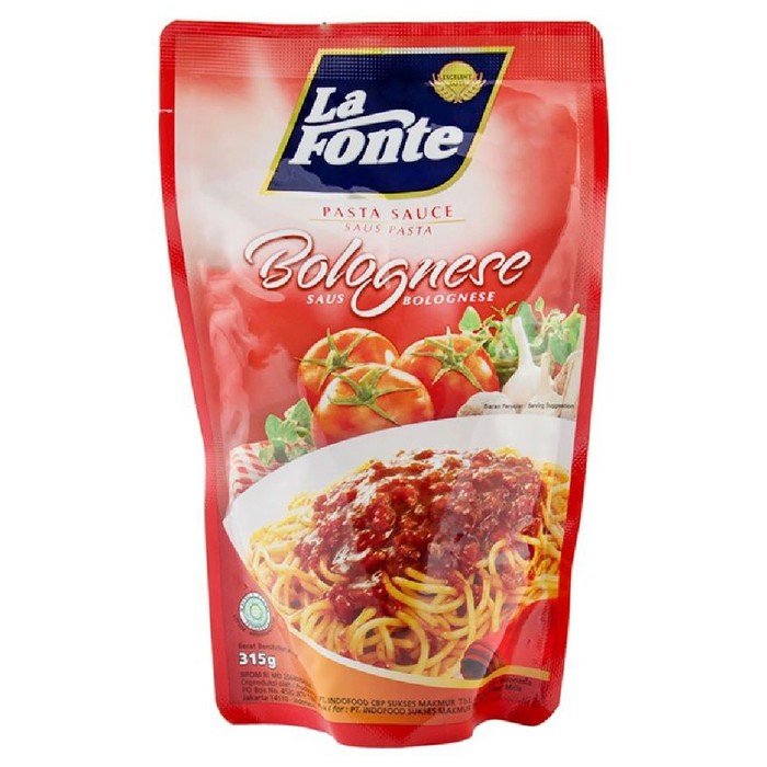 [HALAL] La Fonte Bolognese Pasta Sauce 315gr Bumbu Saus Spagethi Spageti Bolongnes Beef Sapi