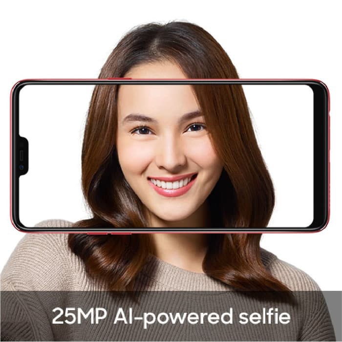 New Item! OPPO F7 Smartphone 6GB/128GB Red (Garansi Resmi OPPO Indonesia) Baru!