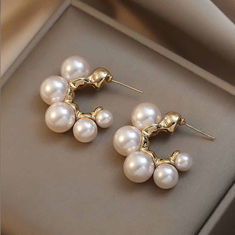 Korea Elegant Girls Pearls Earring Ear Studs Girls Fashion Ear Accessory