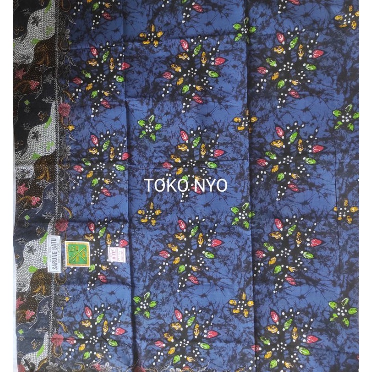 Kain Sarung Batu Wanita Batik Halus Tebal Tumbak Mas
