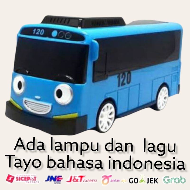 mainan edukasi bus tayo bus tayo lampu dan musik