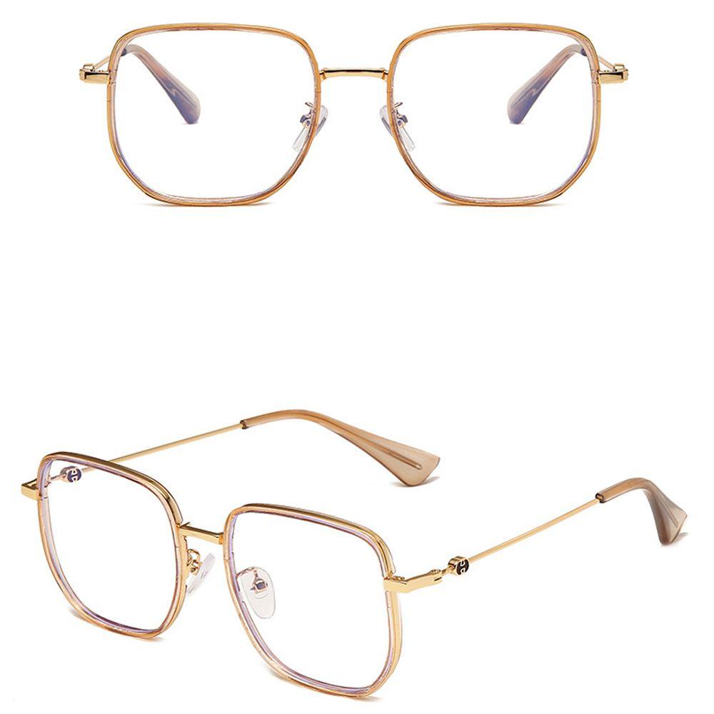 NEEDWAY Kacamata Anti Blue Light Pria Wanita Fashion Bingkai Kotak Vintage Square Frame Eyewear