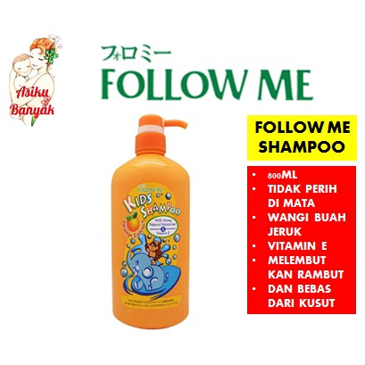 Follow Me Kids Fullsize Orange Followme Kids Followme Kids 800Ml manise hair oil