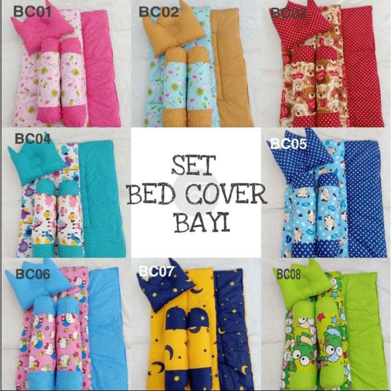 SET BEDCOVER BABY LUCU &amp; MOTIF BOLAK BALIK