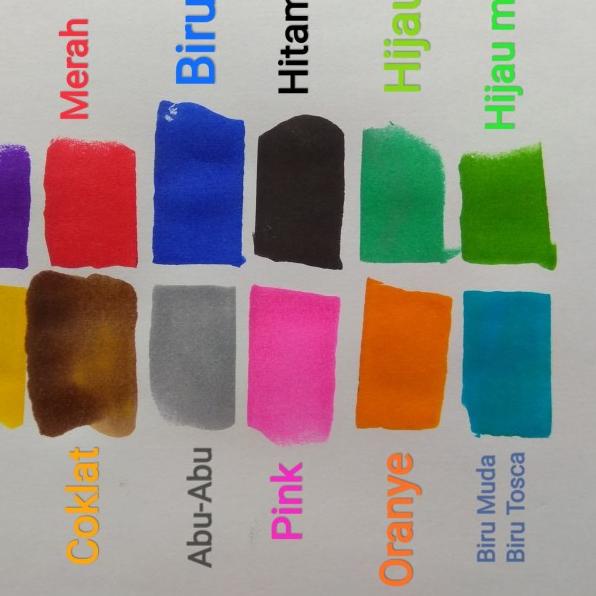 

❆ 100ml HITAM - Tinta Stempel Flash ▲