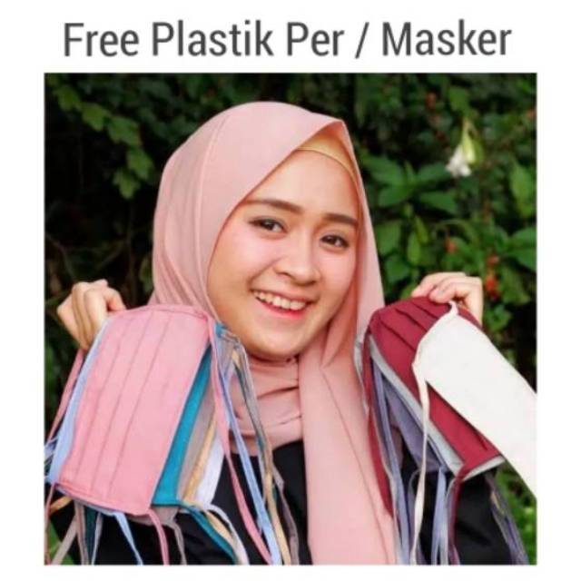 MASKAER KAIN / MASKER OXFORD /MASKER CUCI ULANG