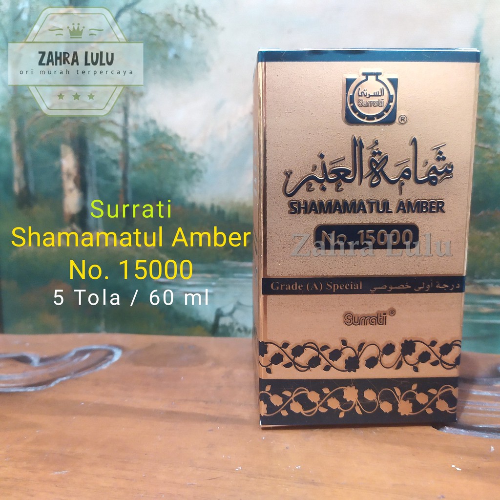 Parfum SHAMAMATUL AMBER NO.15000 60 ml - 5 Tola By Surrati Asli Original Arab Saudi