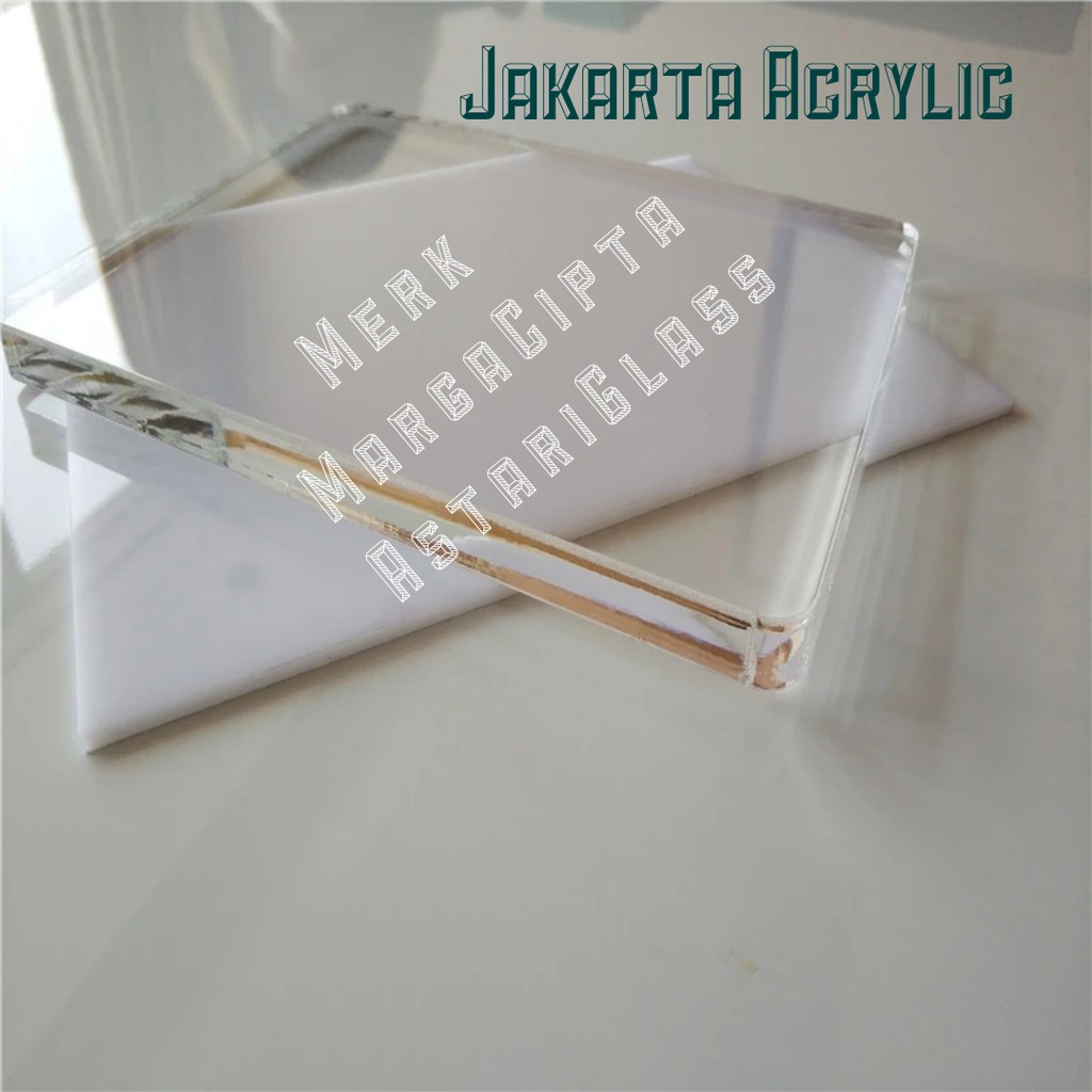 PREMIUM Acrylic 10mm Laser Cutting Bening Clear Potongan Akrilik Custom Transparan