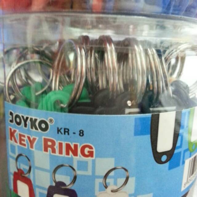 

Gantungan kunci label nama joyko KR 8