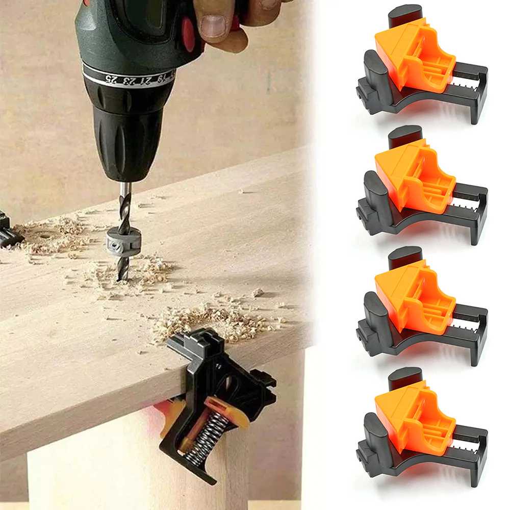 VAHIGCY Corner Clamp Clip Penjepit Sudut Kayu 90 Derajat 4PCS - AT8803