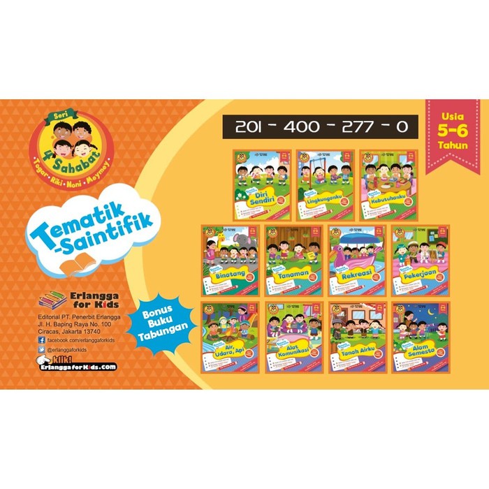 PAKET SERI 4SAHABAT-TEMATIK SAINTIFIK 5-6TH