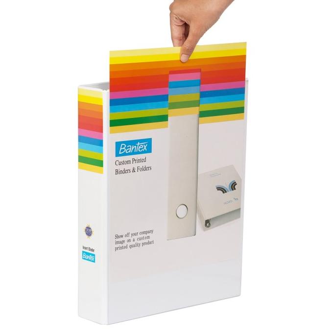 

Bantex Insert Ring Binder 2 Ring 65mm A4 White #8562 07