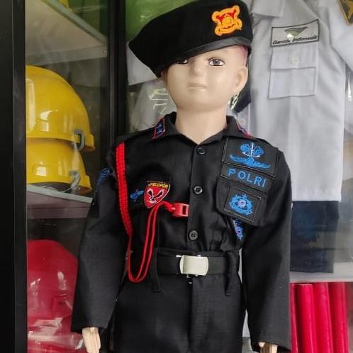 Baju Seragam Brimob Anak