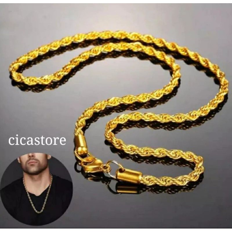 Cicastoree.kalung tambang titanium