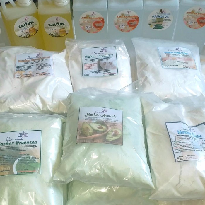 5s0a22s Masker Wajah Organik Bubuk By Larassanti 1Kg / Masker Kiloan (Bpom) - Bengkoang Cs201Cs