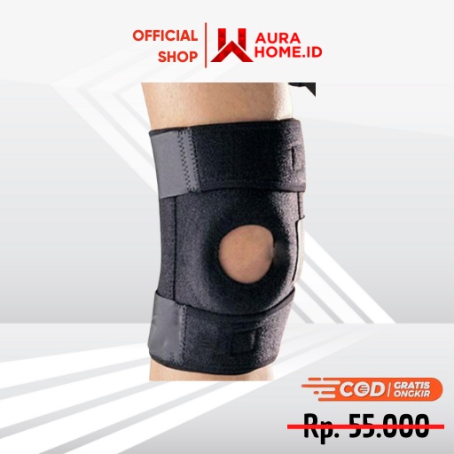 Mountaineering Kneepad Power Brace / Pelindung Lutut Olahraga Futsal Kiper Volly Basket Basketball B