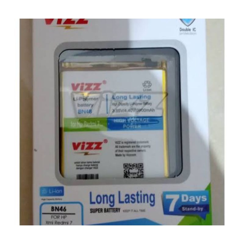 Baterai Original Vizz Double Power BN46