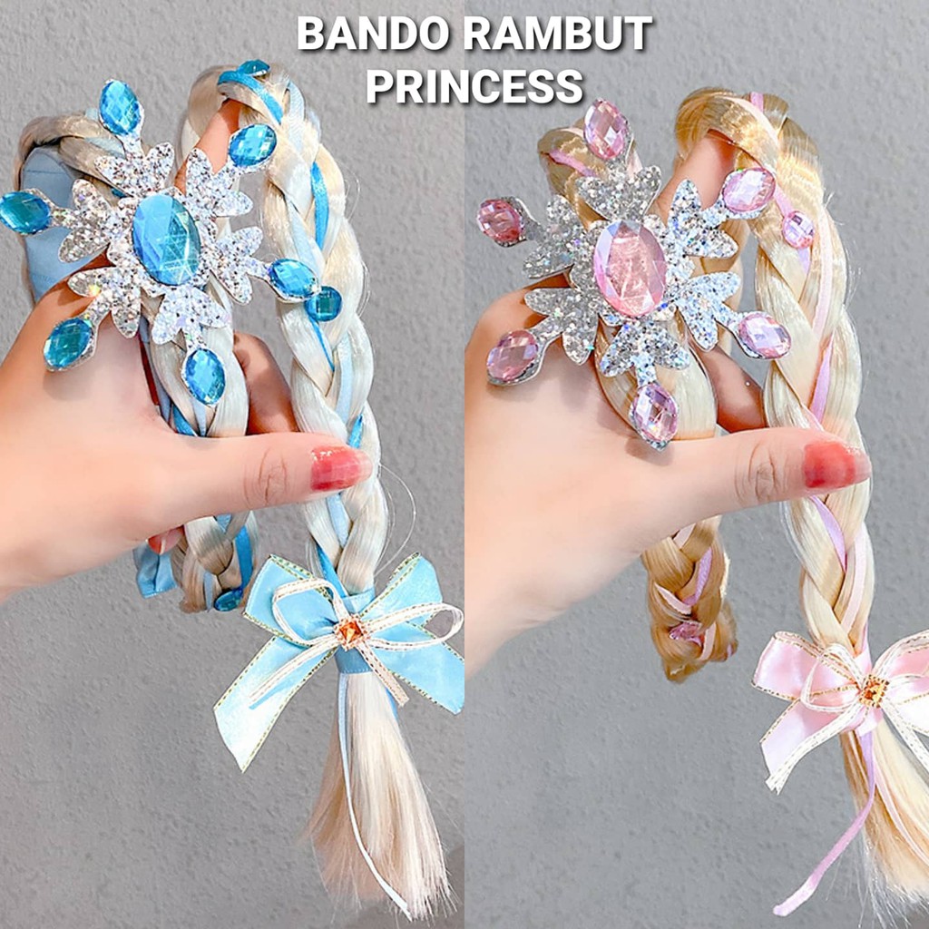 BANDO RAMBUT PRINCESS / KEPANG RAMBUT FROZEN / BANDO KEPANG / AKSESORIS PRINCES / BANDO ANAK IMPOR