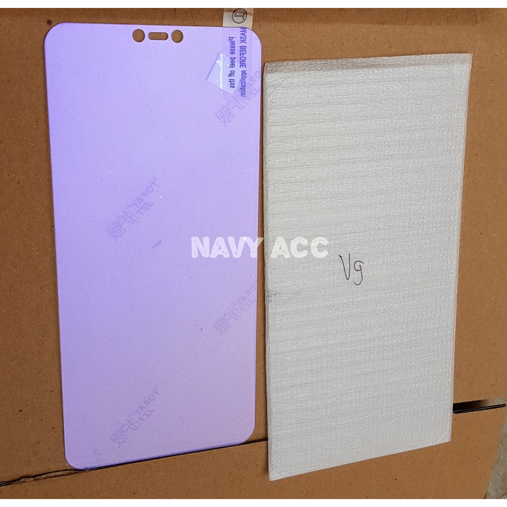 Tempered Glass Anti Uv Vivo V11 Pro / V11 / V9 / Y91 / Y93 / Y95 / Y17 - Tempered Anti Blue Light