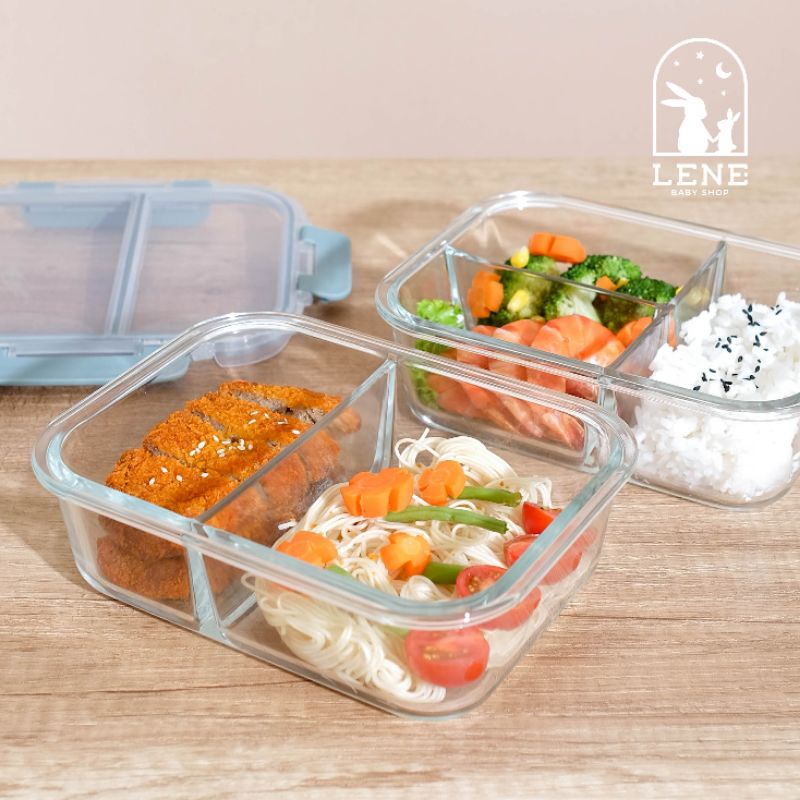 Little Dimple Split Lunch Box (3 pilihan) 2 warna