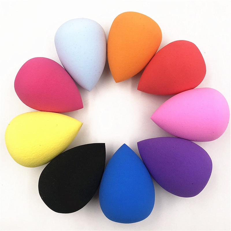 Beauty Sponge Blender Teardrop / Make Up Tools / Spons Blender/ Spons Foundation Pembersih Waterdrop Makeup Blender Sponge Cosmetic Puff Super Soft Facial Flawless Powder Cream Cosmetic Puff Foundation Make Up