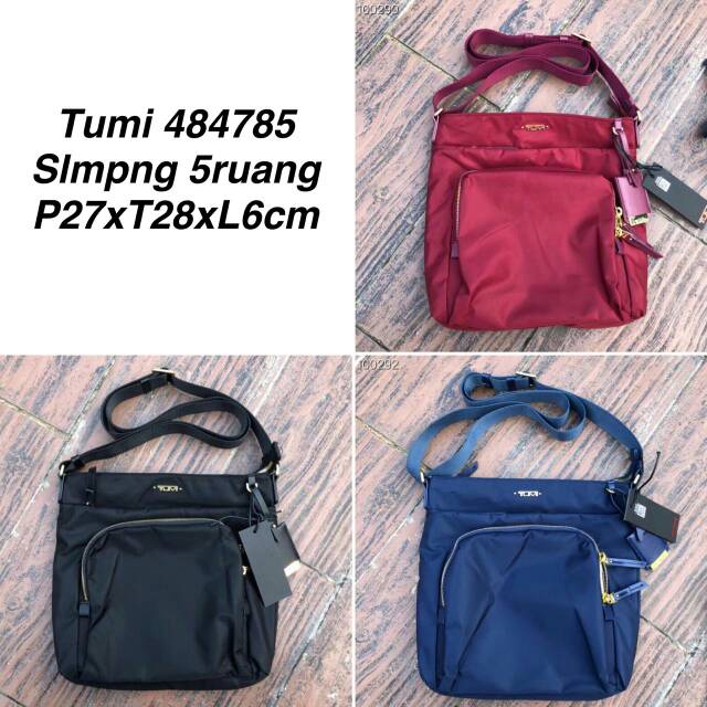 Tas Selempang Tumi 484785. 5Ruang. 27x28x6cm. 500ribu
