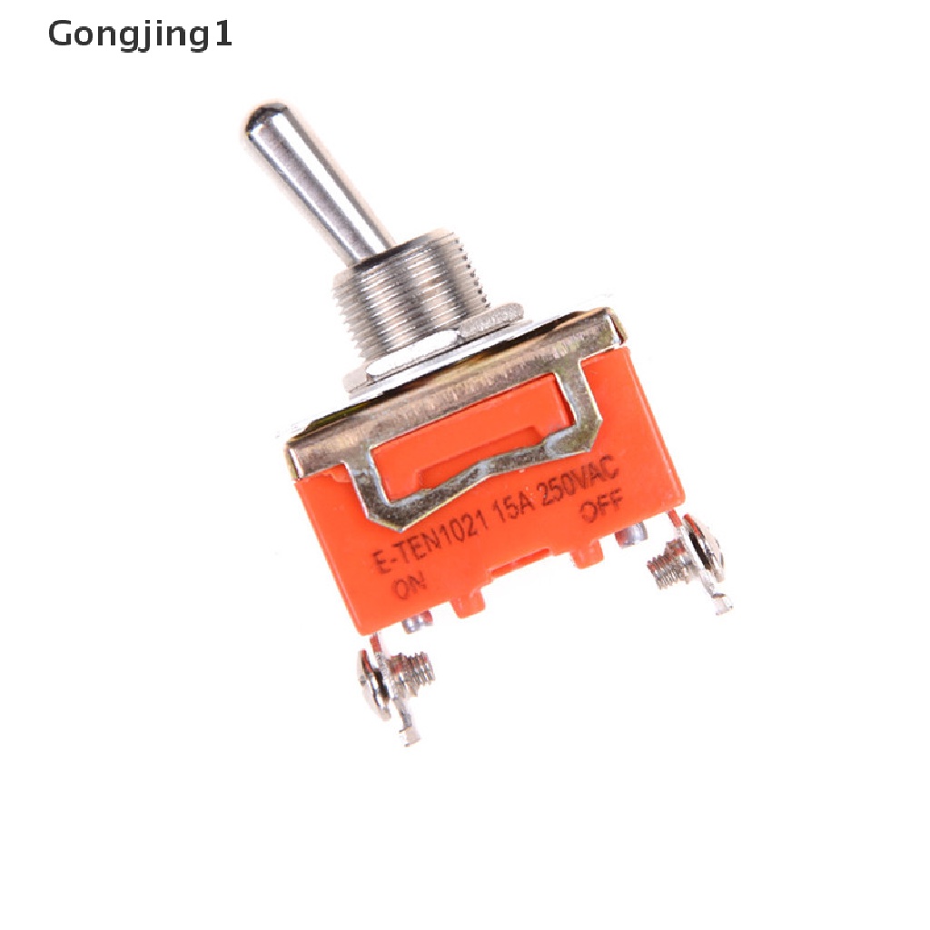 Gongjing1 Saklar Toggle Switch On Off 2 Terminal 15a 250v